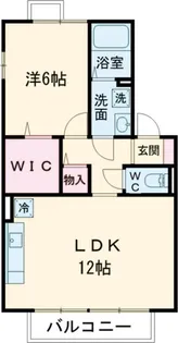 メゾンドリーフ【2階】の間取り