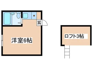 ペアパレス 志村【2階】の間取り