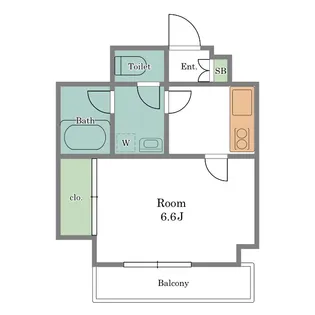 Palace U-kari【1階】の間取り