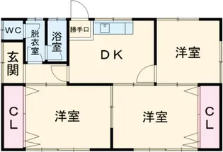 愛知県豊川市大崎町下金居場【一戸建】の間取り