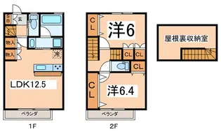 サンライズ甲府【1階】の間取り