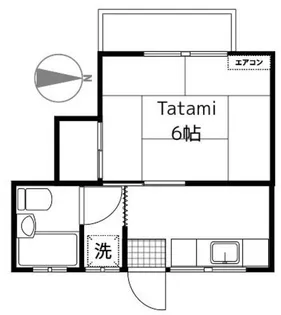 コーポ美紀【2階】の間取り