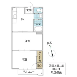 メゾン森田【1階】の間取り