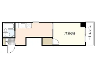 中高下ビル【5階】の間取り