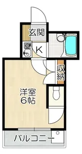 大阪府大阪市平野区瓜破2【マンション】の間取り