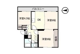アシスト第5秋田マンション【1階】の間取り
