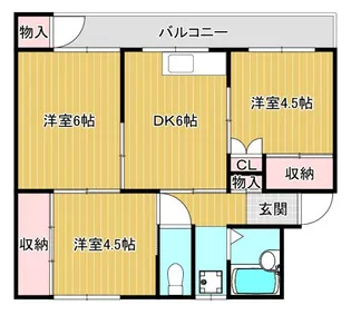 ヴィラナリー上越V【2階】の間取り