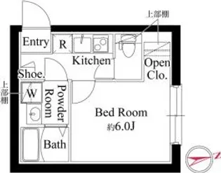 ルーム馬込【3階】の間取り