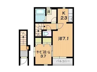 KINGDOM II【2階】の間取り