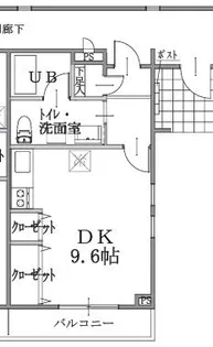 アゼリア中村町【1階】の間取り