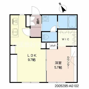 アーデンハイツ【1階】の間取り