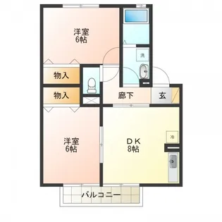 グランシャリオIII【1階】の間取り
