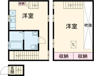 コミチテラス大岡山【2階】の間取り