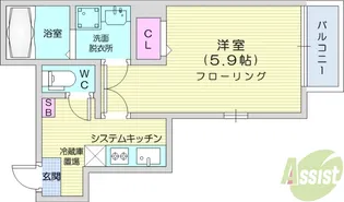Momorie八乙女【1階】の間取り