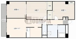シャイン【2階】の間取り