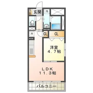 神話の杜K【2階】の間取り