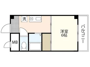 第一NSビル【7階】の間取り