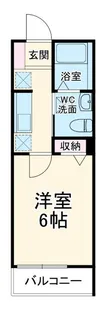 ウィングガーデン一ノ割【1階】の間取り