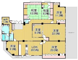 サカタビルディング【6階】の間取り