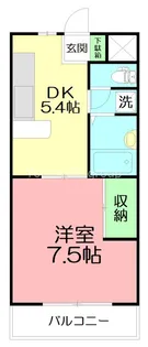 アミカルメント萩原【3階】の間取り