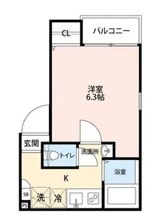 グランクオール梅島【2階】の間取り