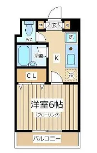 サンパラッツオ弐番館【4階】の間取り