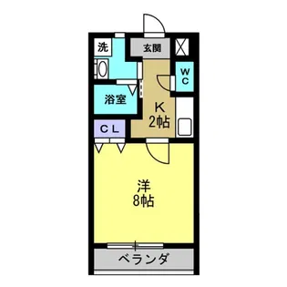 ルーセント二反表【1階】の間取り