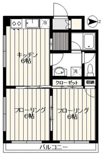 コスモ落合【3階】の間取り
