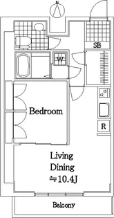 東京都墨田区両国2【マンション】の間取り