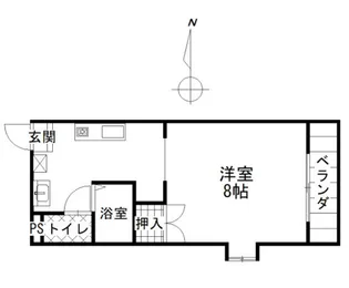 ブライトライツ高島【2階】の間取り