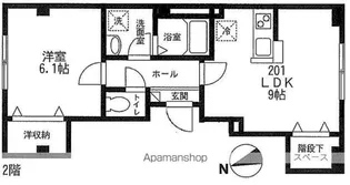 アーク江戸川橋【2階】の間取り