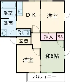 レジデンス21 C【2階】の間取り