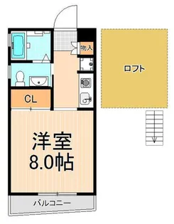 ヴィバーチェ千住【3階】の間取り