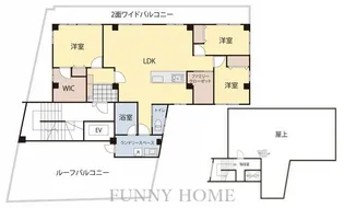 ドリアン ヴィラ【6階】の間取り
