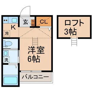 神奈川県横浜市保土ヶ谷区月見台【アパート】の間取り
