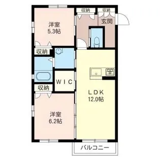 クラシエール【1階】の間取り