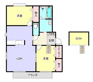 グリーンヒルズII【2階】の間取り