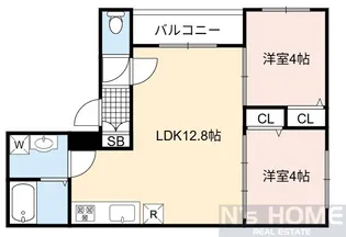 FeLiciare HANATEN【1階】の間取り