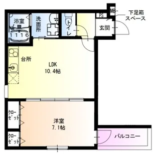 フジパレス堺北花田V番館【1階】の間取り