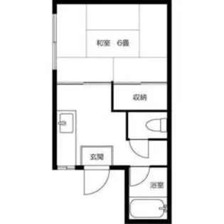 フジハイツ11号館【2階】の間取り