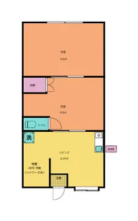 T・KハウスII【1階】の間取り