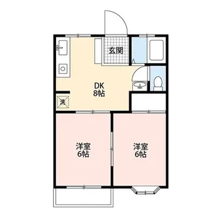 サンフラットI【1階】の間取り