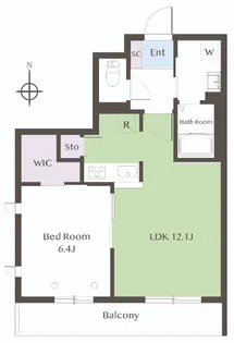 Blumen garten【3階】の間取り