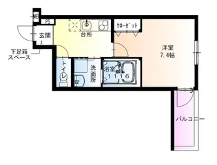フジパレス堺長曽根町【3階】の間取り
