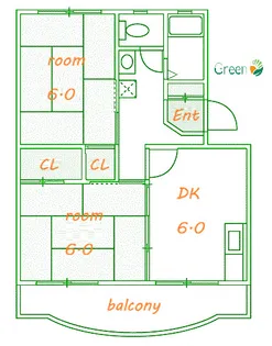 アブニールNK【3階】の間取り