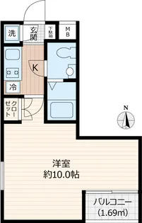 Beverly Homes 下赤塚【5階】の間取り