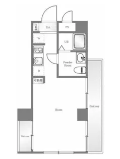 スカイコート早稲田【2階】の間取り