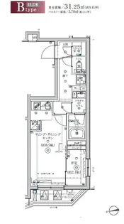 SQUARE CITY NAKAMAGOME【2階】の間取り