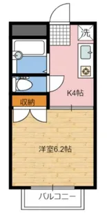 リヴェールオギシマ【2階】の間取り