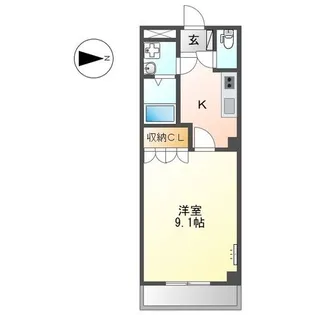 エスタシオン【1階】の間取り